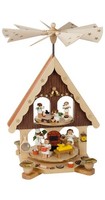 Weihnachtspyramide Engel, 36 Cm Hoch, Natur, Original Erzgebirge Von Richard ...