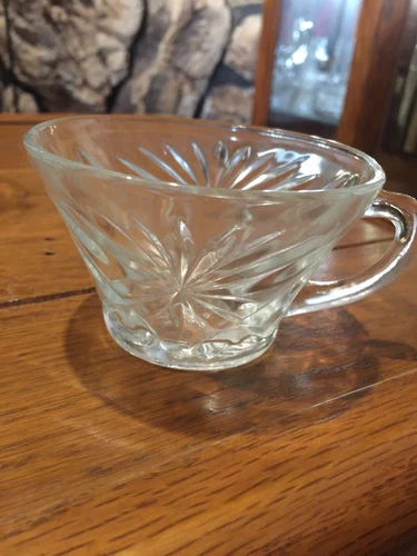 Vintage Starburst Style Punch Bowl Replacement Cups