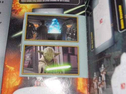 STAR WARS REVENGE OF THE SITH, EMPTY MERLIN STICKER BOOK + 6 UNCUT STICKERS - Picture 5 of 6
