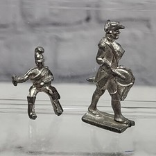 Vintage Metal Miniature Toy Soldiers Lot of 2
