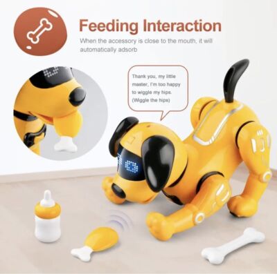 Intelligenter Roboter Hund Programmierbare Fernbedienung Sprechen Berühren Smart Haustier Hund