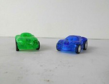 Clear Plastic Pull Back And Release Miniature Cars Set Of 2 bin U 