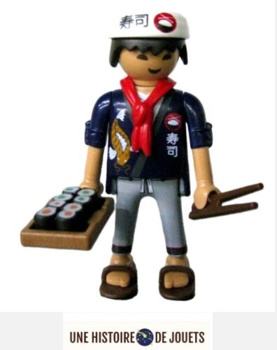 Playmobil 71455 Série 25 Figurine neuve - Homme Chef sushi (ref:PL28) - Picture 1 of 5
