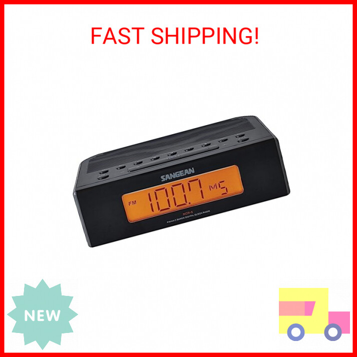 Sangean RCR-5BK AM/FM Digital Tuning Clock Radio 689742697039 | eBay
