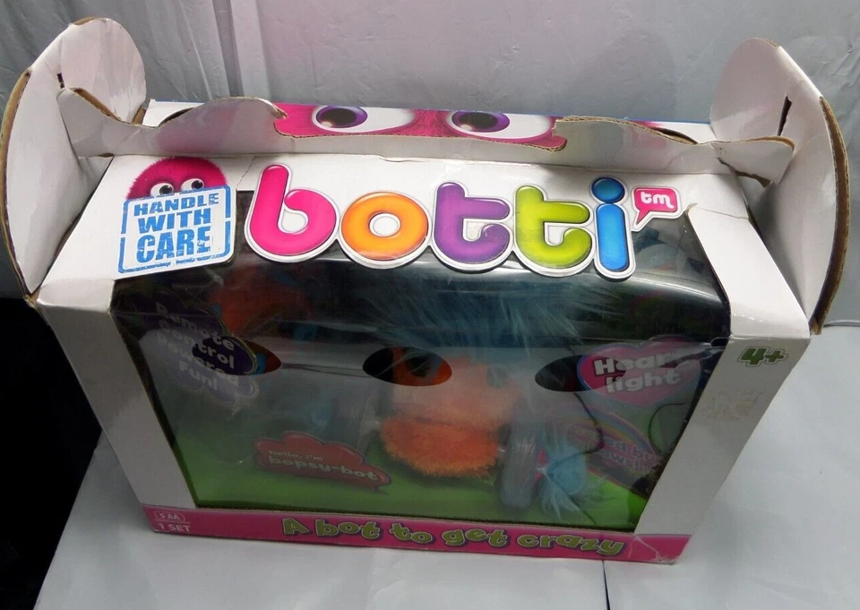 Botti Bopsy Orange & Blue R/C Robot Girl Bot Remote Control Plush Pal-NIOB - Image 3 of 4