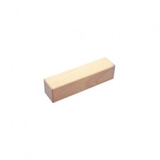 Bauklotz - Quader 1/2 l&auml;ngs - natur - 133x33x33mm - 33mm