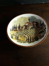 WSO132 by WILLIAMS-SONOMA Individual Dip Bowl VILLA LANDSCAPE Paysage-Like C