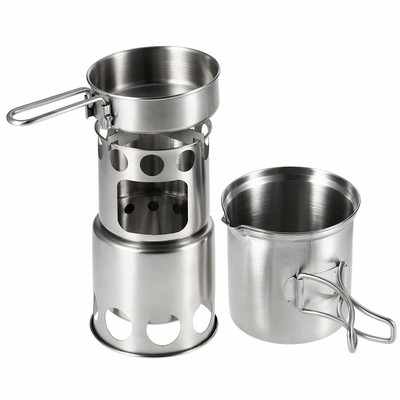 hiking stove and pot set