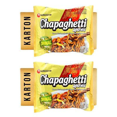 Nongshim Chapagetti Ramen Nudeln Chapaghetti Instantnudeln Jjajang 40x140g