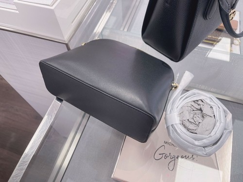 Michael Kors Daria Small 2 in 1 Satchel Crossbody Signature MK Tasche Schwarz - Bild 4 von 9