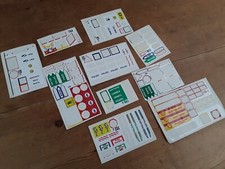 MAJOKIT Majorette lot  de planche de stickers autocollants en l'état  Majo-kit