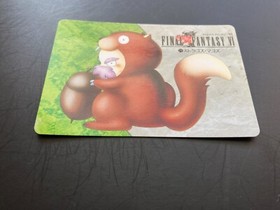 Final Fantasy 6 VI Card TCG Japanese Japan PS Games Famicom DS 1995 Bandai No1