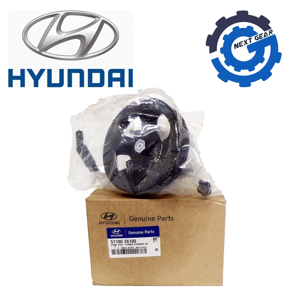Nueva bomba de dirección asistida OEM Hyundai 2001-2006 Santa Fe 2,6 L 5710026100 Foto 3 de 4