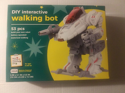DIY Interactive Walking Bot 53 Piece Build Your Own Robot