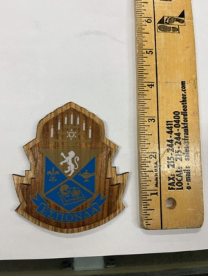 Alpha Epsilon Pi Double Raised Wood Crest Shield NEW, LICENSED