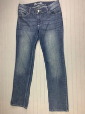 Wrangler Size 11 Womens Jeans Straight Leg Mid Rise Stretch Actual Inseam 30.5 