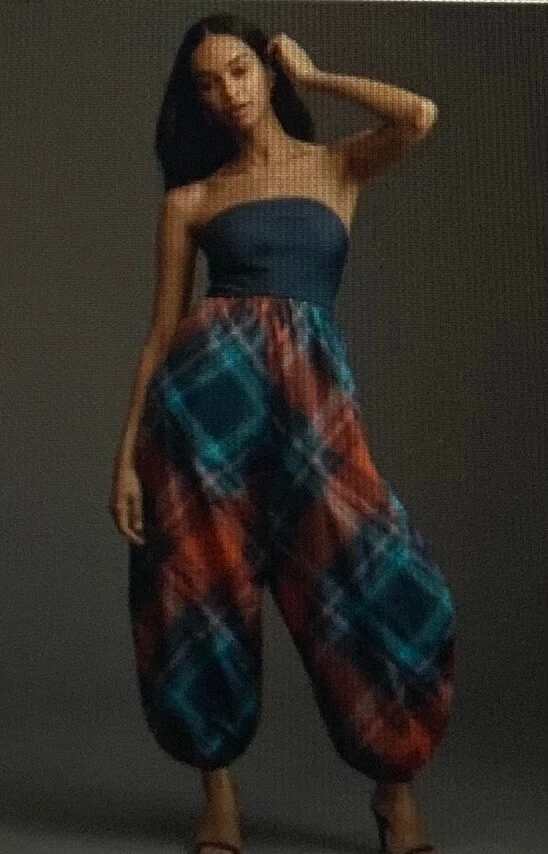 Nuevo con etiquetas Mono Antropologie Maeve Gathered Globo, Talla M Foto 4 de 4