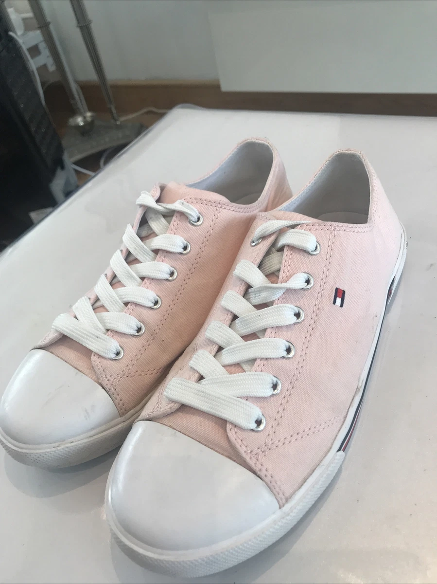 Tommy hilfiger best sale pink trainers