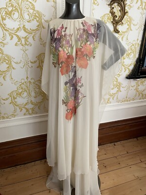 sachin and babi light blue dress Long Dress: Chiffon Butterfly Print Long Sleeve Hedda - Wine Red main image 0