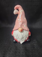 Pink Valentine's Day Heart Gnome   