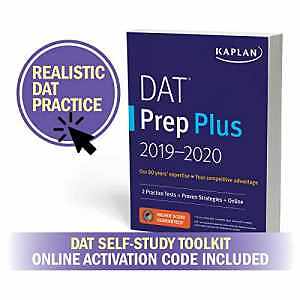 DAT Self-Study Toolkit 2020 - Paperback, by Kaplan Test Prep - New h