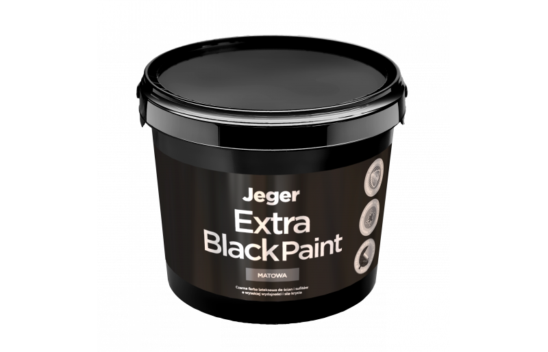 Extra Black Paint Black Paint For Walls Black Paint Mat Finish 2.5L