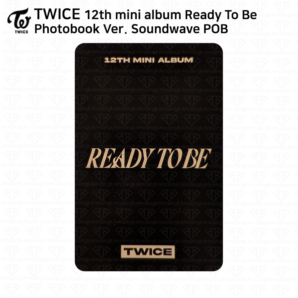TWICE 12th Mini Album Ready To Be POB BDM JYP MP SW WM 10 version