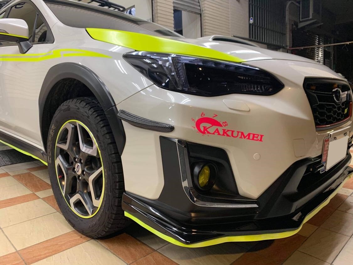 Subaru Crosstrek XV Kakumei Sti Style Front Lip Protector Neon