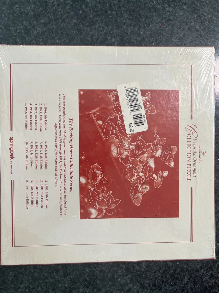 Springbok Hallmark "A KEEPSAKE ROCKING HORSE CHRISTMAS" 500 Piece Puzzle -Sealed - Image 3 of 3