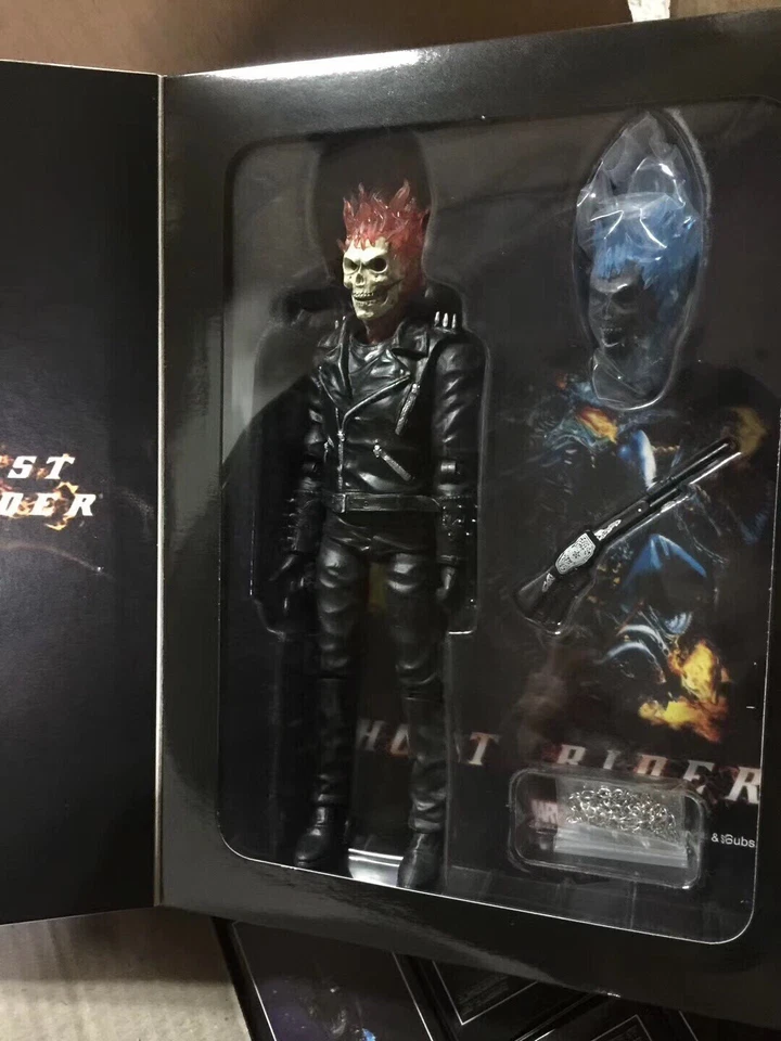 Figura de acción de PVC Marvel Ghost Rider Johnny Blaze modelo coleccionable nueva en caja Foto 2 de 4