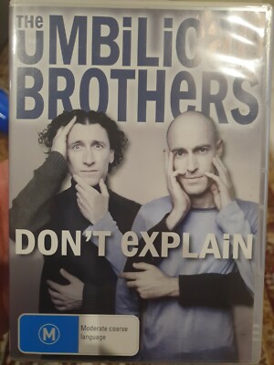 THE UMBILICAL BROTHERS DON'T EXPLAIN DVD PHYSICAL COMEDY STAND UP PERFORMANCE