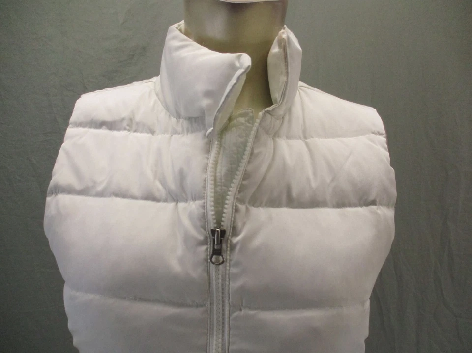 American Eagle Size S Womens White Down Feather Full Zip Insulated Vest 682 - Изображение 2 из 4