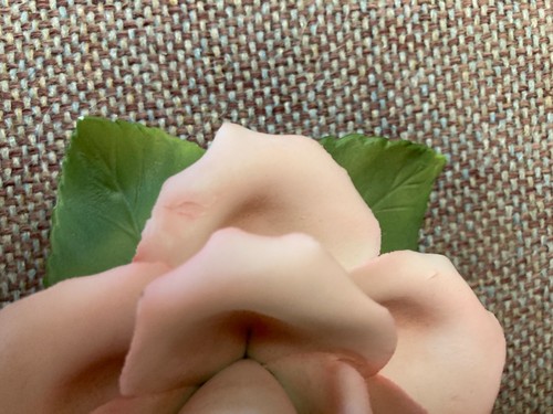 Große Rose Biskuitblume mit Doppelstiel - Bild 5 von 8