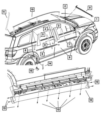 Genuine Mopar Anti-Chip Film Right 68065164AA 2009-2020 Dodge Journey 