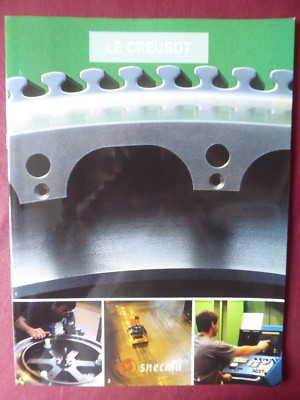 PROSPEKT PUB SNECMA LE CREUSOT MOTOR LUFTFAHRT AIRCRAFT ENGINE FABRIK WERKSTATT