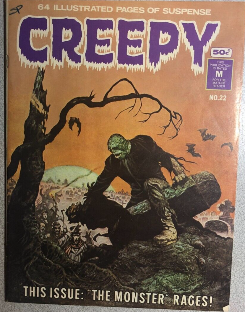 CREEPY #22 (1974) Australian edition Warren B&W horror comics
