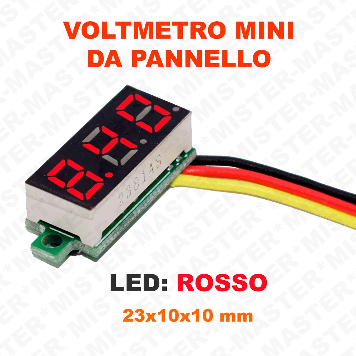Pannello voltmetro con display digale a LED 12/24V Indicatore Pannello voltmetro con display digale a LED 12/24V Indicatore