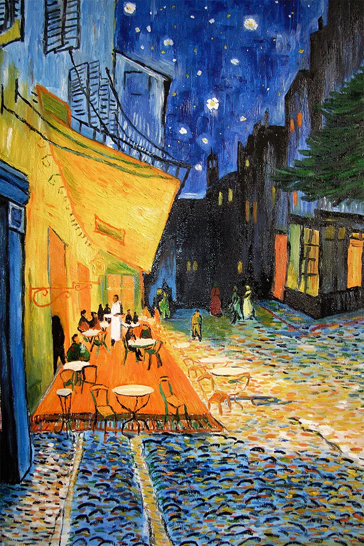 van gogh cafe terrace at night wallpaper