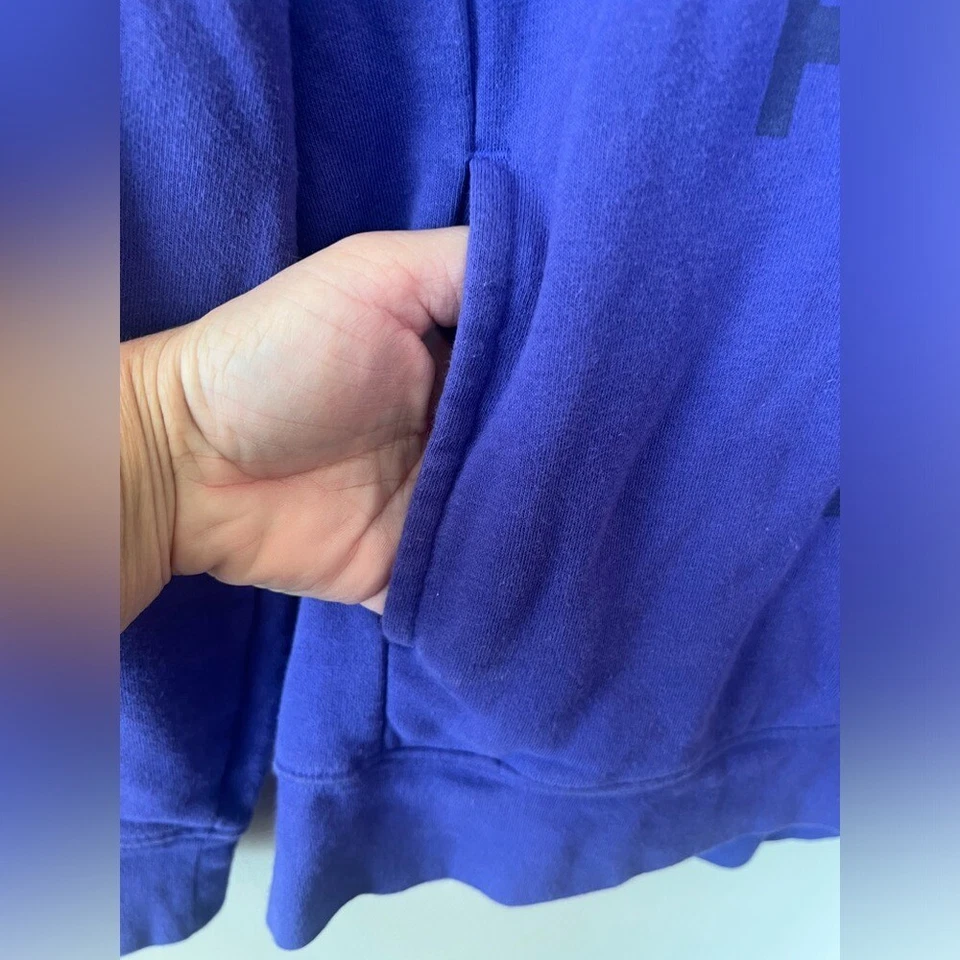 The North Face Half Dome Hoodie Sweatshirt Women M Unisex Pullover Purple Casual - Image 4 of 4