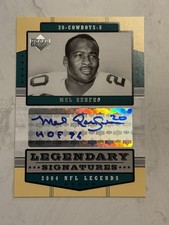 Mel Renfro 2004 Upper Deck Legends Legendary Signatures Auto HOF Cowboys