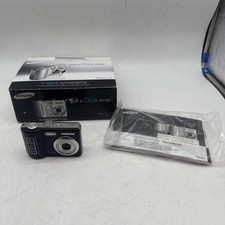 Samsung Digimax S500, 5.1 MP Digital Camera Black , Cyber530, Tested Works 