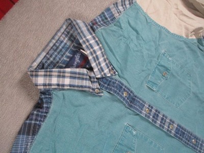 Vintage Wrangler Shirt Mens Large Teal X Long Tails Western Button Front 90s