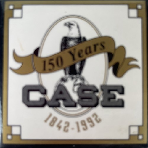 1842-1992 J.I. Case Tractor Company 150 Year Anniversary Square Eagle ...