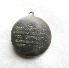 CIRCOLO SOCIETA' MUTUAL RESCUE MEDAL DUFOUR CORNIGLIANO LIGUE GENOA 1927