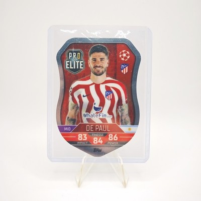 Champions League Match Attax 2022/23 - Pro Elite Shield Chrome Shield - De Paul