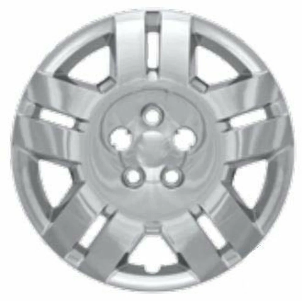 Set of 4 Hubcaps 17 inch Silver ABS Wheel Covers for 2011 - 2014 Dodge Avenger - Image 4 of 4