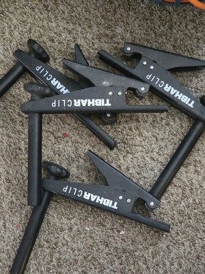Tibhar Table Tennis Net Clips Used for Securing Table Tennis Nets to A Table X4