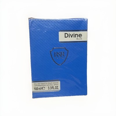 Divine Blue EAU DE TOILETTE POUR HOMME FOR MEN 3.3 FL oz NEW SEALED BOX