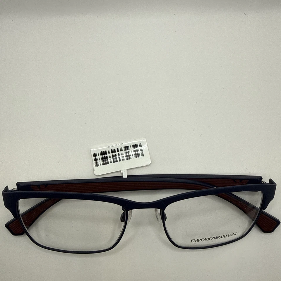 Матовые мужские оправы для очков Emporio Armani EA 1098 3003 52/17-142 темно-синие P11 - Изображение 2 из 4