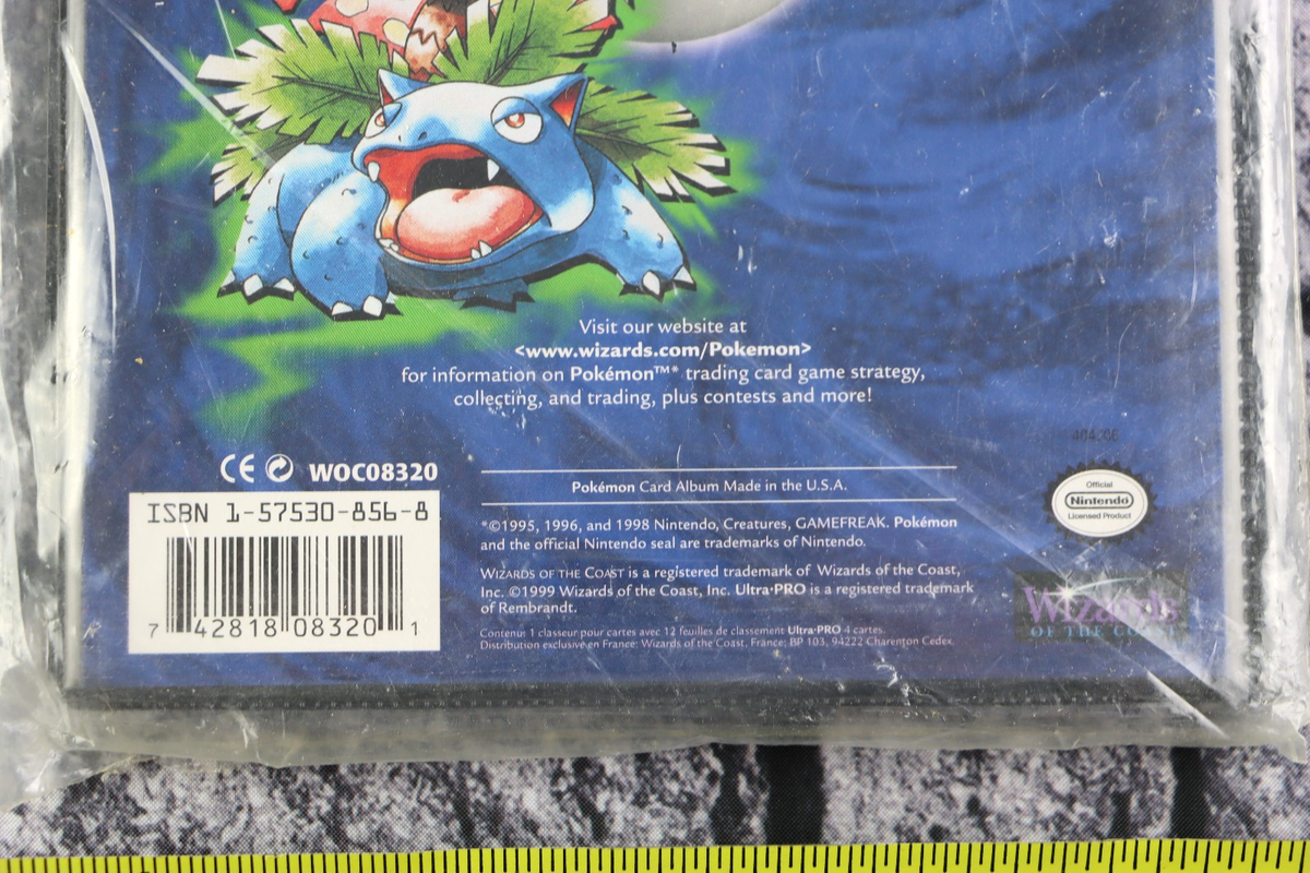 1999 Original Pokemon Trading Card Game Collector's Album NEW Sealed! USA
